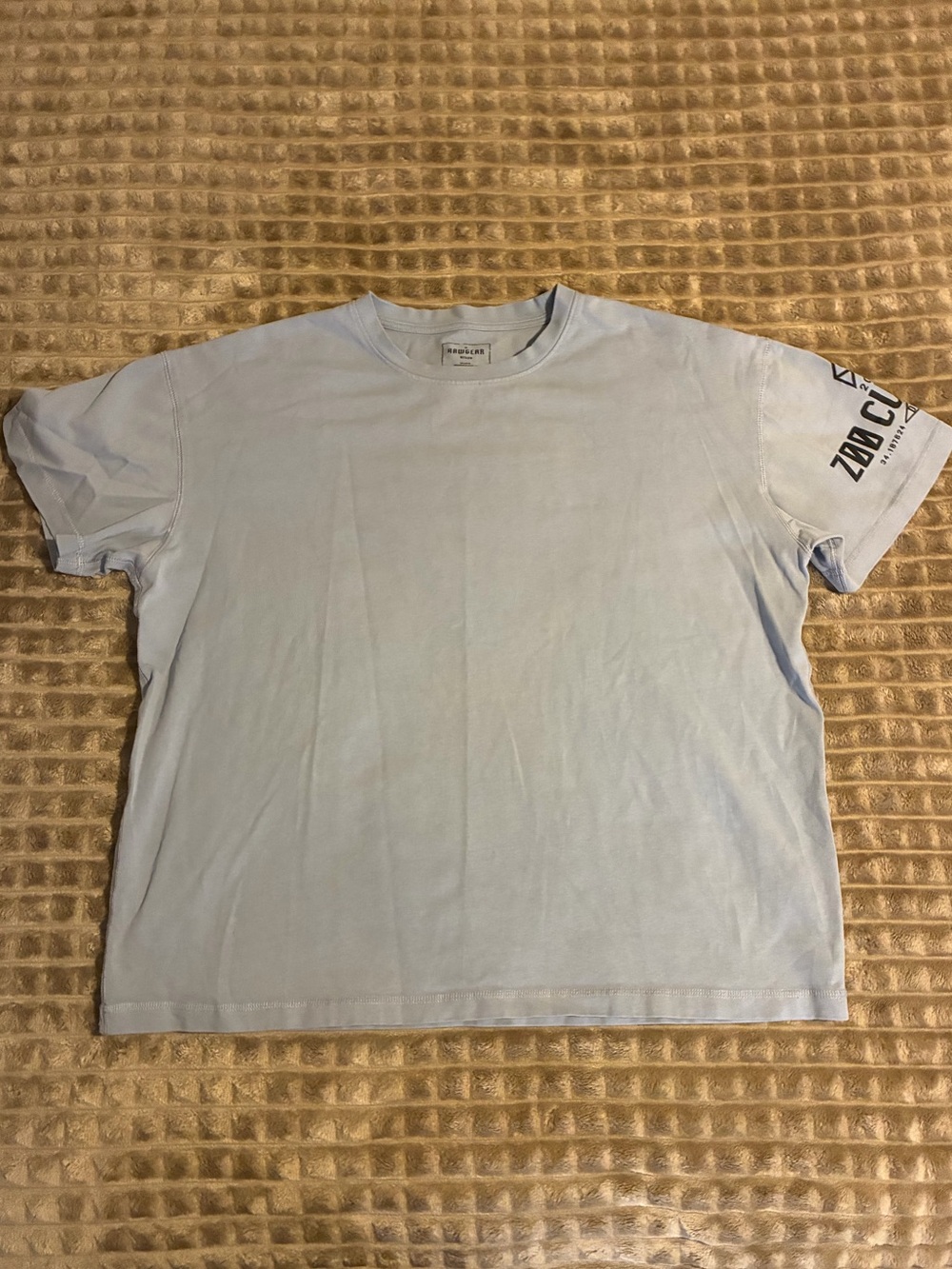 Rawgear | Zoo Culture Workout Crew | Men’s Pump Cover | Light Blue